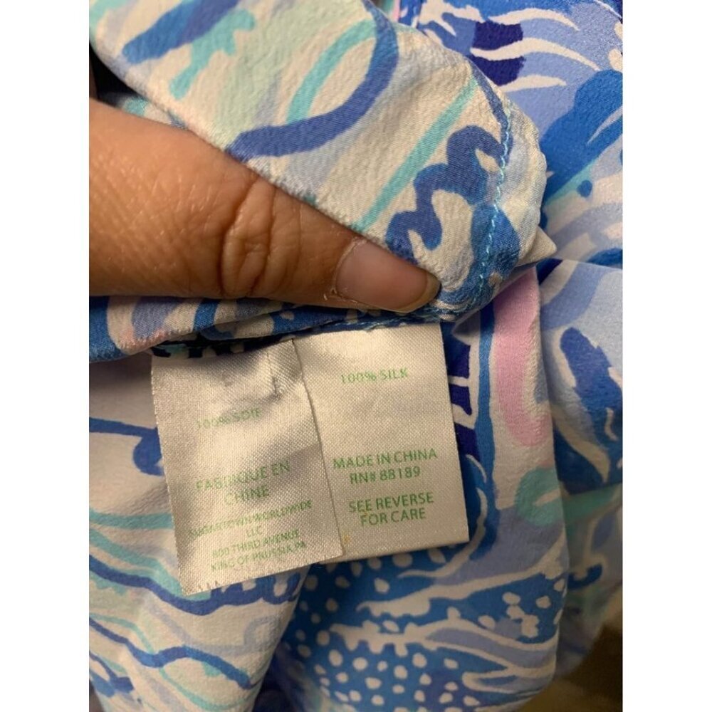 Lilly Pulitzer Blouse Top Size Small - Picture 4 of 5
